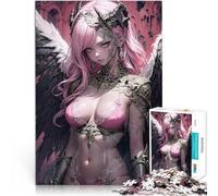 Puzzles de 1000 pièces pour Adultes Fille Sexy d'anime Rose Réduction du Stress intéressante Super Cadeau 75x50cm
