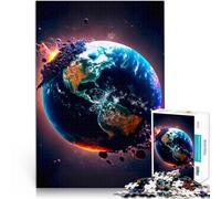Puzzles de 1000 pièces pour Adultes Fin du Monde Jouets de Divertissement Familial Chaque pièce est Unique - Jeu Familial Stimulant et Amusant 38x26cm
