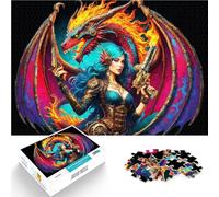 Puzzles de 1000 pièces pour Adultes Flammes du Destin Jouets de Divertissement Familial Car C'est Un pour Toute la Famille 52x38cm