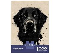 Puzzles De 1000 Pièces pour Adultes Flat Black Ink Splatter Puzzle Anti-Stress, Jouet De Décoration Intérieure, Difficile Et Stimulant 38x26cm/1000pcs