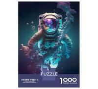 Puzzles De 1000 Pièces pour Adultes Floating in Outer Space Puzzles pour Adultes - Jeu Manuel Anti-Stress - Difficile Et Stimulant 38x26cm/1000pcs