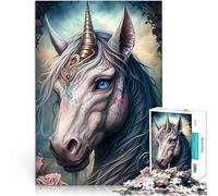 Puzzles de 1000 pièces pour Adultes Forêt enchantée de la Licorne Jeux éducatifs Jouets DIY Cadeaux pour Les Amis et la Famille 75x50cm