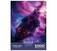 Puzzles De 1000 Pièces pour Adultes Galactic Cruiser Puzzles pour Adolescents Jeu Familial Améliore La Mémoire Difficile Et Stimulant 52x38cm/1000pcs