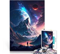 Puzzles de 1000 pièces pour Adultes Galaxie du Crépuscule Stellaire Jouets éducatifs est idéal comme Cadeau pour Toute la Famille 52x38cm