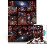 Puzzles de 1000 pièces pour Adultes Galaxies Spirales du JWST pour Le Jeu éducatif Challenge Toy décoration Murale 38x26cm