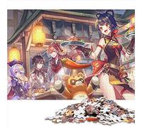 Puzzles de 1000 pièces pour Adultes Genshin Impact Qiqi Premium 100% Planche recyclée Puzzles Difficiles et stimulants 1000 pièces 26 x 38 cm