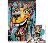Puzzles de 1000 pièces pour Adultes Graffiti Lumineux Street Art Jeux Jouets Cadeaux Convient pour la décoration de Bureau 75x50cm