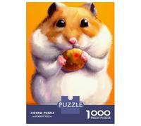 Puzzles De 1000 Pièces Pour Adultes Hamster Is Eating Puzzle Pour Adolescents Course De Vitesse Manuelle Entraînez Votre Cerveau Et Vos Mains, Des Jouets Addictifs Pour Cultiver La Patience 52x38cm/10