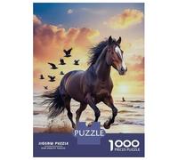 Puzzles De 1000 Pièces Pour Adultes Horse Running On The Beach Puzzle Pour Adolescents Course De Vitesse Manuelle Entraînez Votre Cerveau Et Vos Mains, Des Jouets Addictifs Pour Cultiver La Patience 7