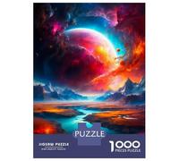 Puzzles De 1000 Pièces pour Adultes - Idée Cadeau Red Planet Puzzles pour Adultes - Jouets Anti-Stress - Défi Difficile À Relever 70x50cm/1000pcs
