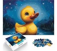 Puzzles de 1000 pièces pour Adultes Jouet Canard Mignon Jouets éducatifs d'apprentissage Cadeau d'anniversaire, Cadeaux, décoration Murale 75x50cm