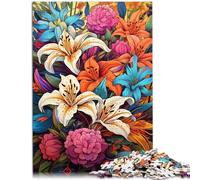 Puzzles de 1000 pièces pour Adultes, Jouets éducatifs d'apprentissage Lily, idéal comme Cadeau pour Toute la Famille 19,7 po x 29,5 po Convient aux Adolescents de 14 Ans et Plus