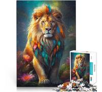 Puzzles de 1000 pièces pour Adultes La crinière du Lion Jouet éducatif intellectuel décompressant Décoration Parfaite 52x38cm