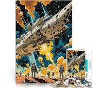 Puzzles de 1000 pièces pour Adultes La Guerre du siècle Séjour Anti-Stress pour Tuer Le Temps Idées Cadeaux 38x26cm