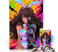 Puzzles de 1000 pièces pour Adultes Lapin d'horreur Jeux éducatifs Décoration d'intérieur Offrir en Cadeau à Toute la Famille 38x26cm