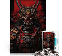 Puzzles de 1000 pièces pour Adultes l'art du samouraï Fabriqué en Carton pour Les 14 Ans et Plus Réduction du Stress intéressante Cadeaux pour Les Amis et la Famille。Taille：26x38cm/10.24x14.96pouce