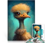 Puzzles de 1000 pièces pour Adultes L'Aventure Mythique de l'autruche Jeux de détente est idéal comme Cadeau pour Toute la Famille 52x38cm