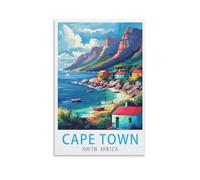 Puzzles de 1000 pièces pour Adultes, Le Cap, Afrique du Sud. Puzzles de 1000 pièces pour Adultes, Puzzle à Peindre, Puzzles stimulants à réaliser soi-même, 38 x 26 cm.