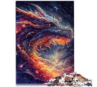 Puzzles de 1000 pièces pour Adultes，Le Dragon Arc-en-Ciel，Puzzle en Bois pour Adultes et Enfants，Jeu intellectuel de Jouet，Taille ：50x75 cm
