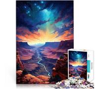 Puzzles de 1000 pièces pour Adultes Le Grand Canyon vu d'en Haut Fabriqué en Carton pour et à partir de 14 Ans et Plus Jeux de détente Améliorer l'amour Entre Les Couples。Taille:38x52cm