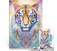 Puzzles de 1000 pièces pour Adultes Le Pouvoir du Tigre Jeux éducatifs Décoration d'intérieur Œuvre d'art 38x26cm