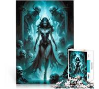 Puzzles de 1000 pièces pour Adultes Lilith, Reine des Démons, Dark Fantasy Défi Difficile Interaction Parent-Enfant 75x50cm