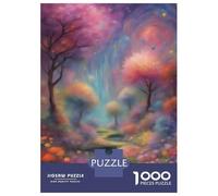 Puzzles De 1000 Pièces pour Adultes Magic Kingdom Puzzle pour Adultes Jeu Pratique, Analyse Et Logique Jeu Stimulant Cadeaux 52x38cm/1000pcs
