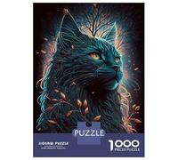 Puzzles De 1000 Pièces pour Adultes Maine Coon Cat Fairy Tale Puzzle Anti-Stress, Jouet De Décoration Intérieure, Difficile Et Stimulant 38x26cm/1000pcs