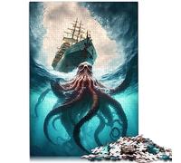 Puzzles de 1000 pièces pour Adultes Maître des Mers Puzzles en Bois pour Adultes et Enfants de 12 Ans et Plus 19,7 x 29,5 Pouces