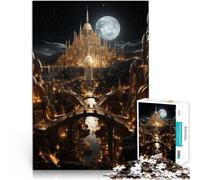 Puzzles de 1000 pièces pour Adultes Métropole Extraterrestre Skyborne Jeux éducatifs Convient pour la décoration de Bureau 52x38cm