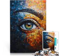 Puzzles de 1000 pièces pour Adultes Mosaïque de la Perception Jeux éducatifs Jouets DIY avec Affiche et Feuille de Questions correspondantes 26x38cm