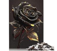 Puzzles de 1000 pièces pour Adultes, Motif Fleurs artistiques, Jeu Stimulant, Cadeaux de Vacances, Cadeaux d'anniversaire, 1000 pièces (75 x 50 cm)