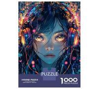 Puzzles De 1000 Pièces Pour Adultes Music Headphones Digital Artwork Puzzle Pour Adolescents Course De Vitesse Manuelle Entraînez Votre Cerveau Et Vos Mains, Des Jouets Addictifs Pour Cultiver La Pati