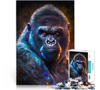 Puzzles de 1000 pièces pour Adultes Nébuleuse Gorille Jouet éducatif intellectuel décompressant Jeu de défi Unique 75x50cm