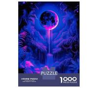 Puzzles De 1000 Pièces Pour Adultes Neon Dreamscape Puzzle Pour Adolescents Course De Vitesse Manuelle Entraînez Votre Cerveau Et Vos Mains, Des Jouets Addictifs Pour Cultiver La Patience 38x26cm/1000