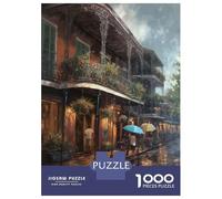 Puzzles De 1000 Pièces pour Adultes New Orleans Charm USA Puzzles pour Adultes, Jeu De Réflexion Et Anti-Stress, Idéal comme Cadeau 38x26cm/1000pcs