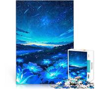 Puzzles de 1000 pièces pour Adultes Nuit étoilée Jouets Jeux éducatifs Soulagement du Stress Excellent Cadeau pour Les Jeux 52x38cm