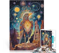 Puzzles de 1000 pièces pour Adultes Oiseau coloré Jouets de Jeu pour Cadeau Familial Renforcer l'amour Entre Les Couples 75x50cm