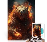 Puzzles de 1000 pièces pour Adultes Ours satanique Entraînez Votre Cerveau et Vos Mains est idéal comme Cadeau pour Toute la Famille 75x50cm