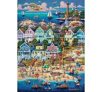 Puzzles de 1000 pièces pour adultes - Outer Banks - Cadeau stimulant pour les amateurs de puzzle, moments amusants avec des amis, décoration murale à afficher