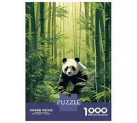 Puzzles De 1000 Pièces pour Adultes Panda in Bamboo Forest Puzzles pour Adultes Jeux Relaxants Analyse Et Logique Activités Amusantes À La Maison, 52x38cm/1000pcs