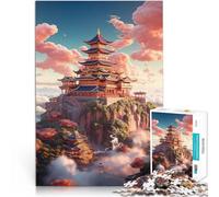 Puzzles de 1000 pièces pour Adultes Paysage Chinois Jouets de Divertissement Familial Car C'est Un pour Toute la Famille 38x26cm