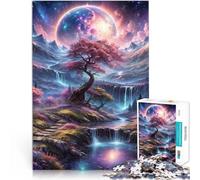 Puzzles de 1000 pièces pour Adultes Paysage coloré Séjour Anti-Stress pour Tuer Le Temps Jeu éducatif pour Anniversaire, Noël 50x70cm