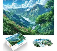 Puzzles de 1000 pièces pour Adultes Paysage de Montagne Fantastique pour s'amuser en Famille Une œuvre d'art 38x26cm