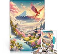 Puzzles de 1000 pièces pour Adultes Paysage du Phénix au Japon Compétition de Vitesse Manuelle Œuvre d'art 38x26cm