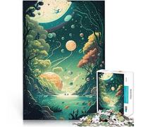 Puzzles de 1000 pièces pour Adultes Paysage Spatial Fou Jeu Familial Anti-Stress Défi Difficile Une œuvre d'art 38x26cm