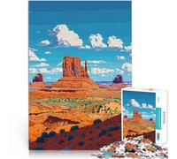 Puzzles de 1000 pièces pour Adultes Pixel Art de l'Utah Jouets Jeux éducatifs Soulagement du Stress Jeu de défi Unique 52x38cm