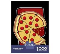 Puzzles De 1000 Pièces Pour Adultes Pizza Valentines Day Puzzle Pour Adolescents Course De Vitesse Manuelle Entraînez Votre Cerveau Et Vos Mains, Des Jouets Addictifs Pour Cultiver La Patience 38x26cm