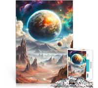 Puzzles de 1000 pièces pour Adultes Planète Verte Entraînez Votre Cerveau et Vos Mains Renforcer l'amour Entre Les Couples 38x26cm