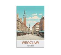 Puzzles de 1000 pièces pour Adultes Pologne Wroclaw Puzzles de Construction Micro pièces Puzzles Difficiles Défis Jouets Cadeaux d’Anniversaire de Noël 52x38cm